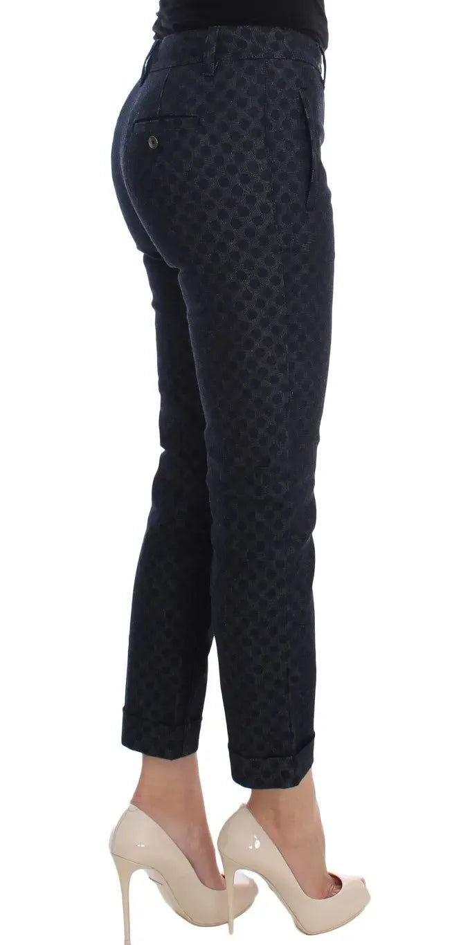 Dolce & Gabbana Polka Dotted Slim Capris Jeans - Zeiniez