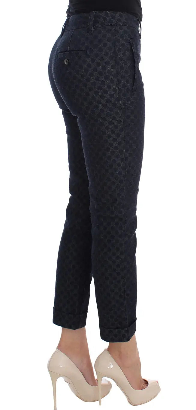 Dolce & Gabbana Polka Dotted Slim Capris Jeans Dolce & Gabbana