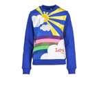Love Moschino Blue Cotton Sweatshirt - Zeiniez