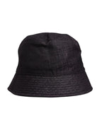Dolce & Gabbana Black Wide Brim Nylon Bucket Hat - Zeiniez