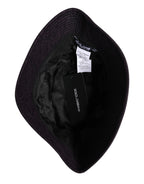 Dolce & Gabbana Black Wide Brim Nylon Bucket Hat - Zeiniez