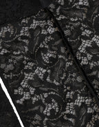 Dolce & Gabbana Black Floral Lace Whole Head Wrap Hat - Zeiniez