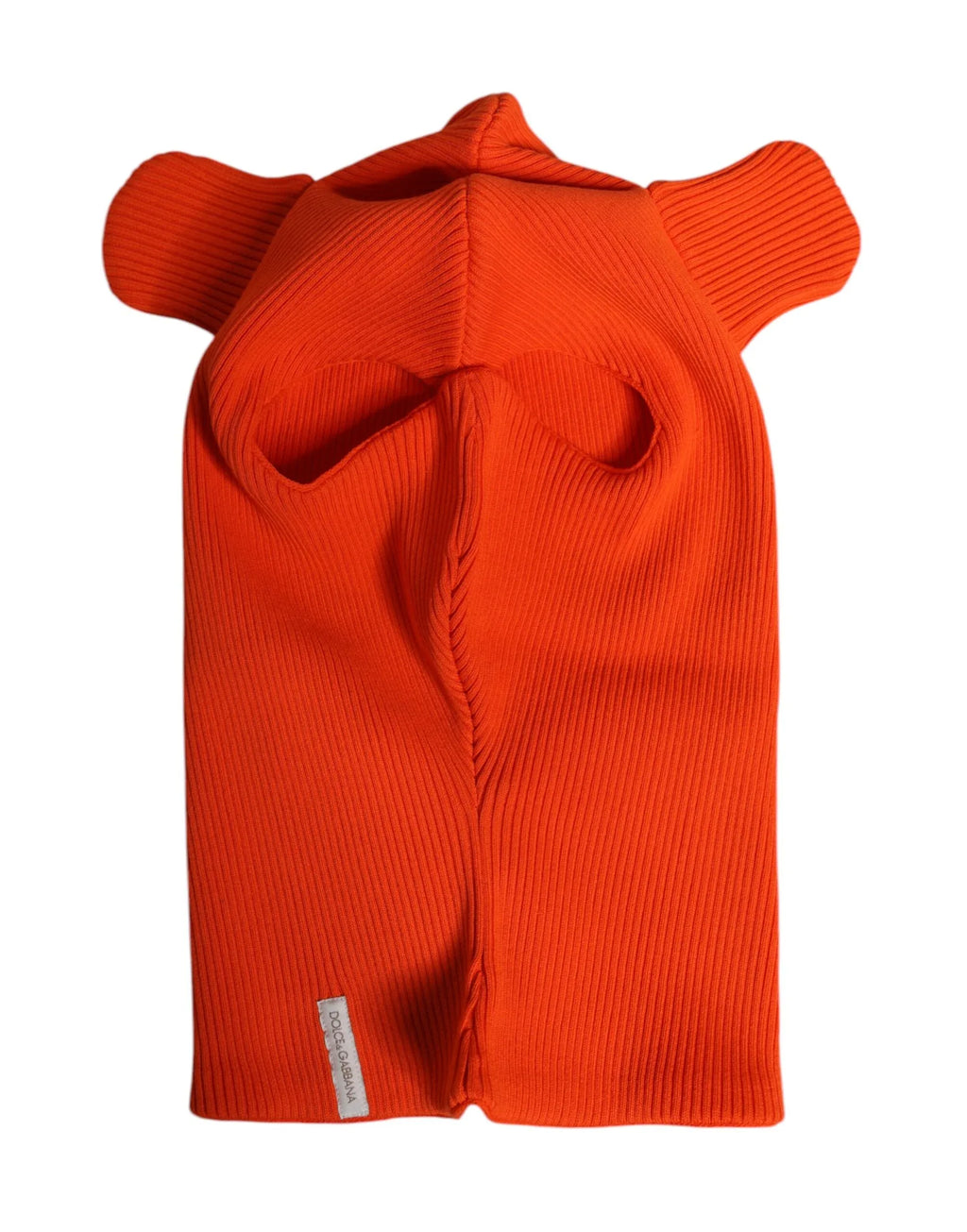 Dolce & Gabbana Orange Cotton Whole Head Wrap Balaclava Hat - Zeiniez