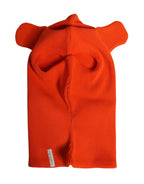 Dolce & Gabbana Orange Cotton Whole Head Wrap Balaclava Hat - Zeiniez