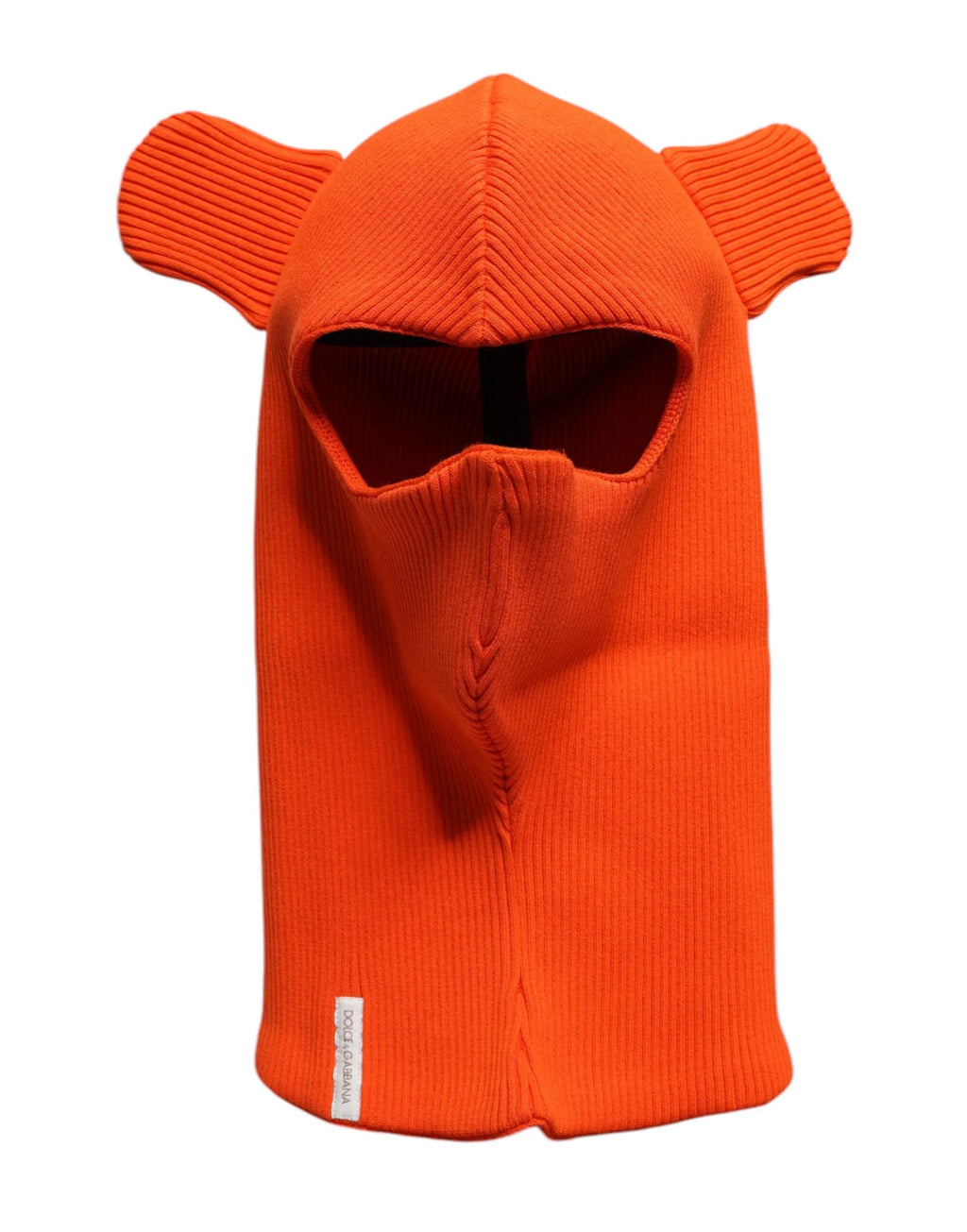 Dolce & Gabbana Orange Cotton Whole Head Wrap Balaclava Hat - Zeiniez
