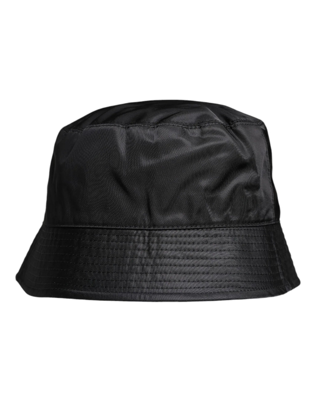 Dolce & Gabbana Black Cotton Wide Brim Bucket Hat - Zeiniez