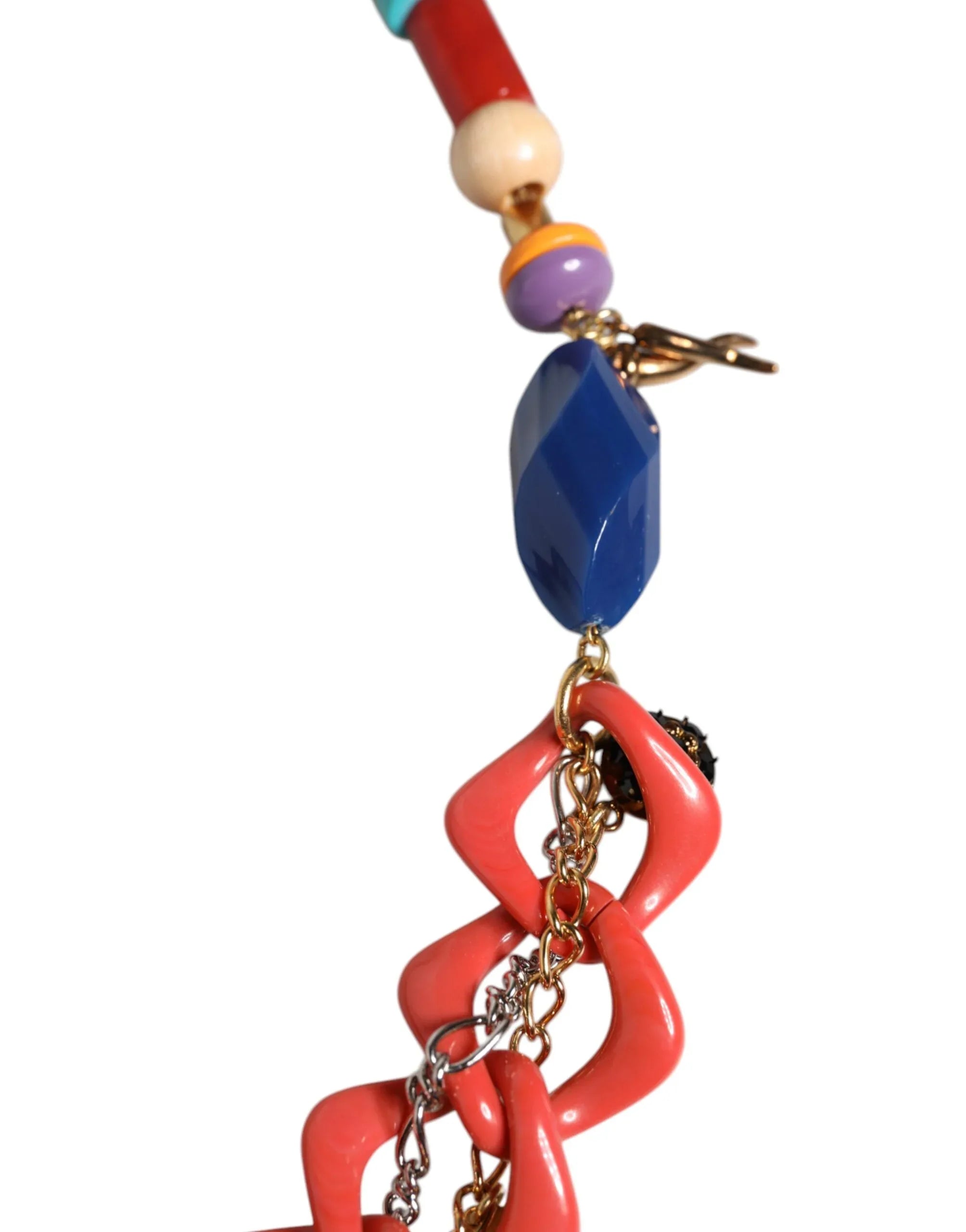 Dolce & Gabbana Multicolor Embellished Waist Chain Belt - Zeiniez