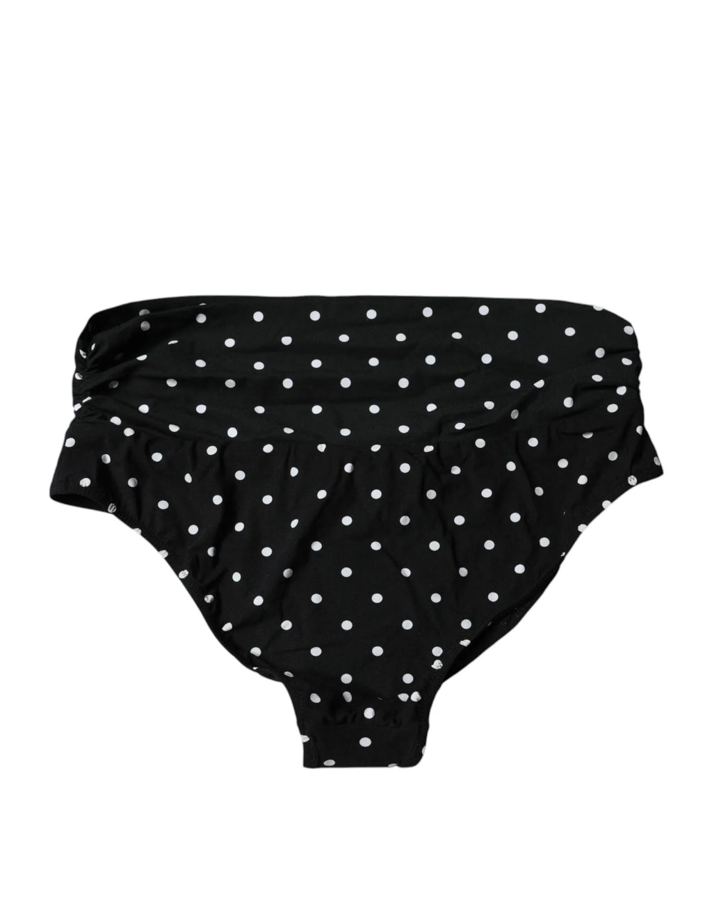 Dolce & Gabbana Black Polka Dot Swimsuit Bikini Bottom Swimwear - Zeiniez