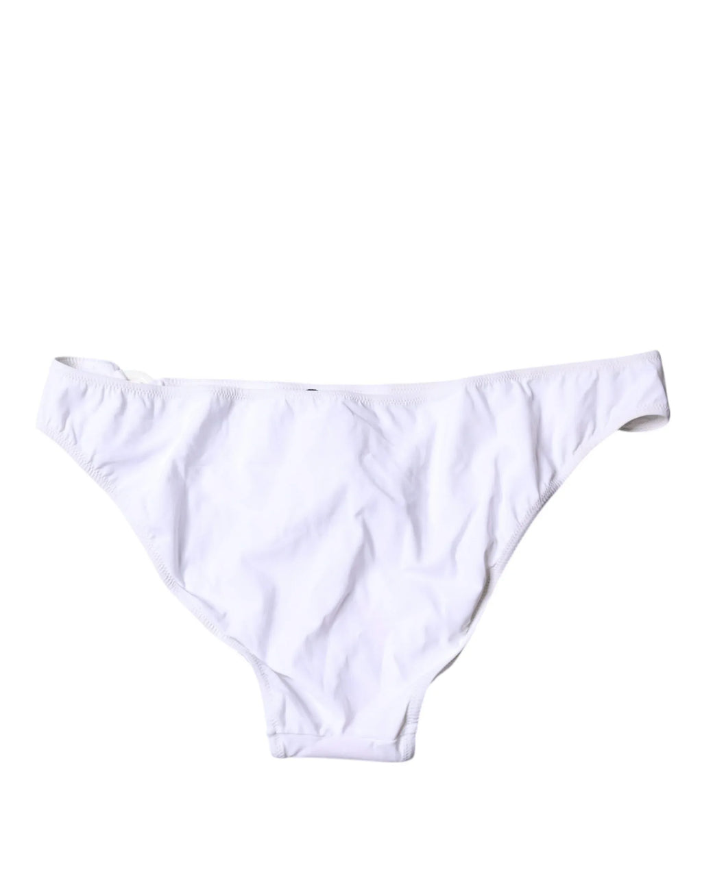 Dolce & Gabbana White Nylon Beachwear Bikini Bottom Swimwear - Zeiniez