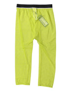 Dolce & Gabbana Green DG Logo Nylon Cropped Tights Underwear - Zeiniez