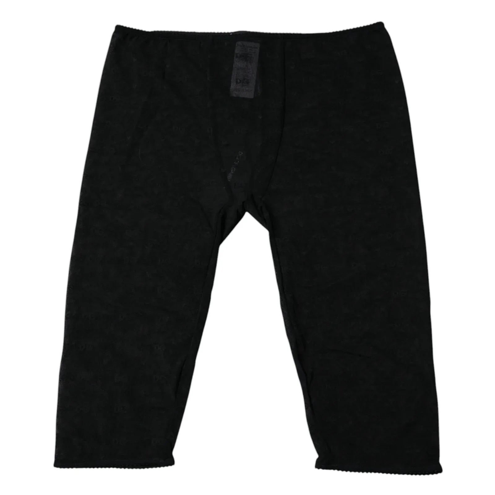 Dolce & Gabbana Black Logo Lace Lingerie Cropped Tight Underwear - Zeiniez