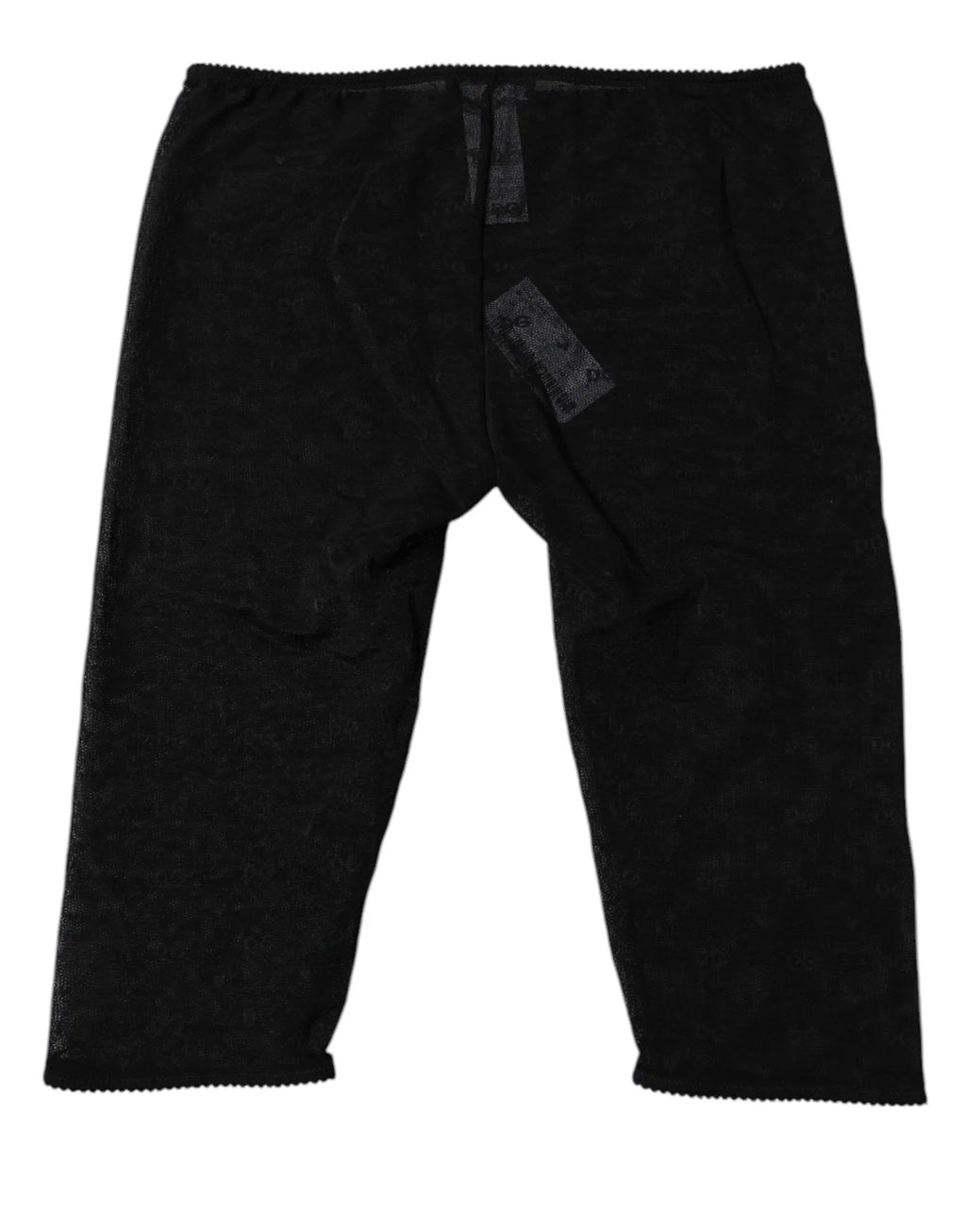 Dolce & Gabbana Black Logo Lace Lingerie Cropped Tight Underwear - Zeiniez