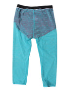 Dolce & Gabbana Blue Fuchsia Logo Lingerie Cropped Underwear - Zeiniez