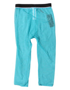 Dolce & Gabbana Light Blue DG Logo Nylon Cropped Tights Underwear - Zeiniez