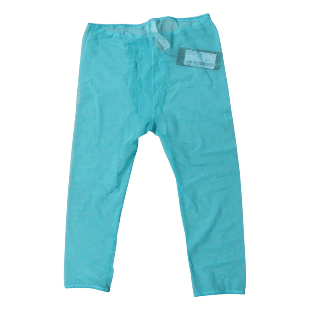 Dolce & Gabbana Blue Logo Lace Lingerie Cropped Tight Underwear - Zeiniez