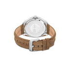 Timberland Brown Leather Dress Watch