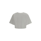 PINKO White Cotton T-Shirt - Zeiniez