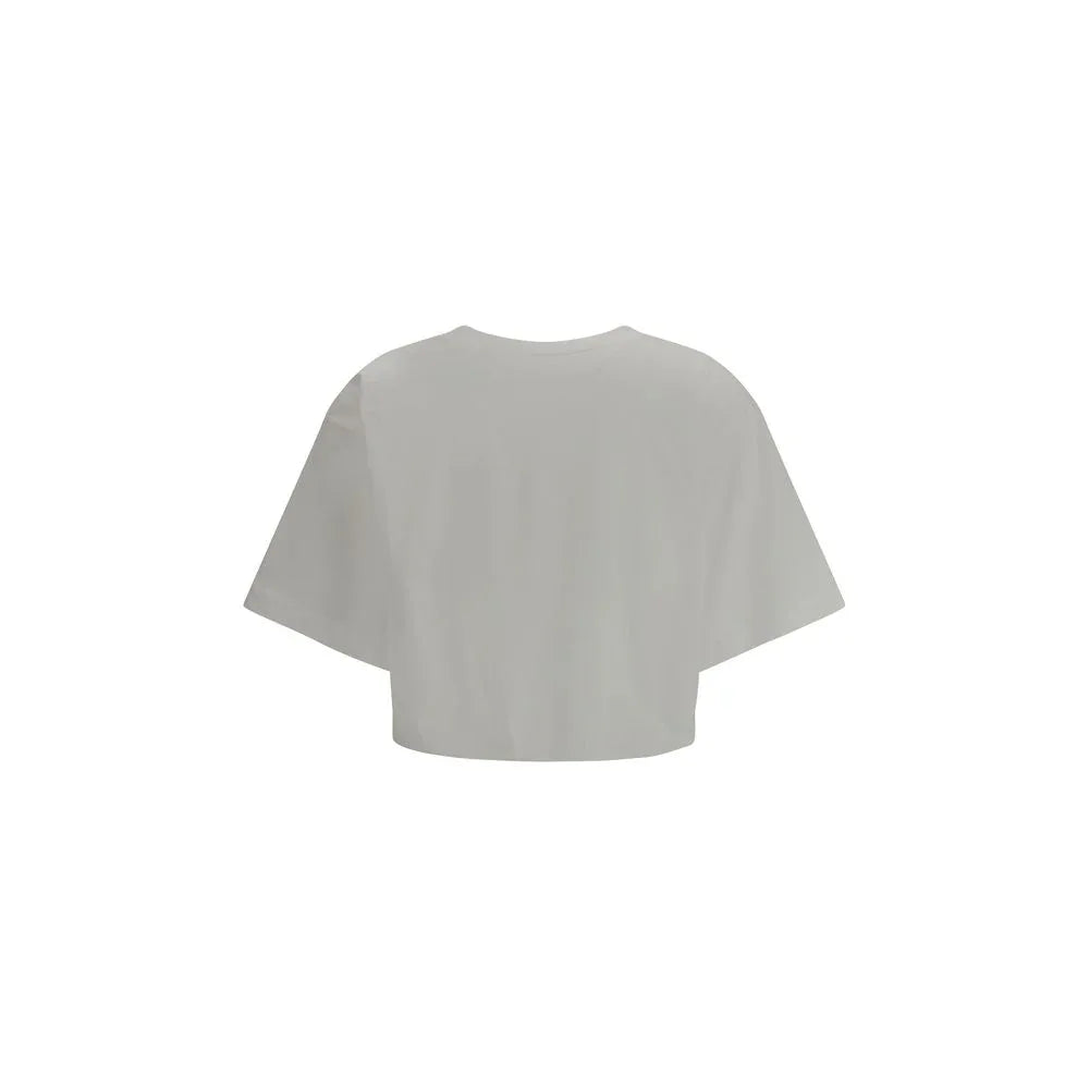 PINKO White Cotton T-Shirt - Zeiniez