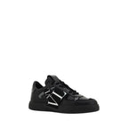 Valentino Garavani Black Leather VL7N Sneakers - Zeiniez