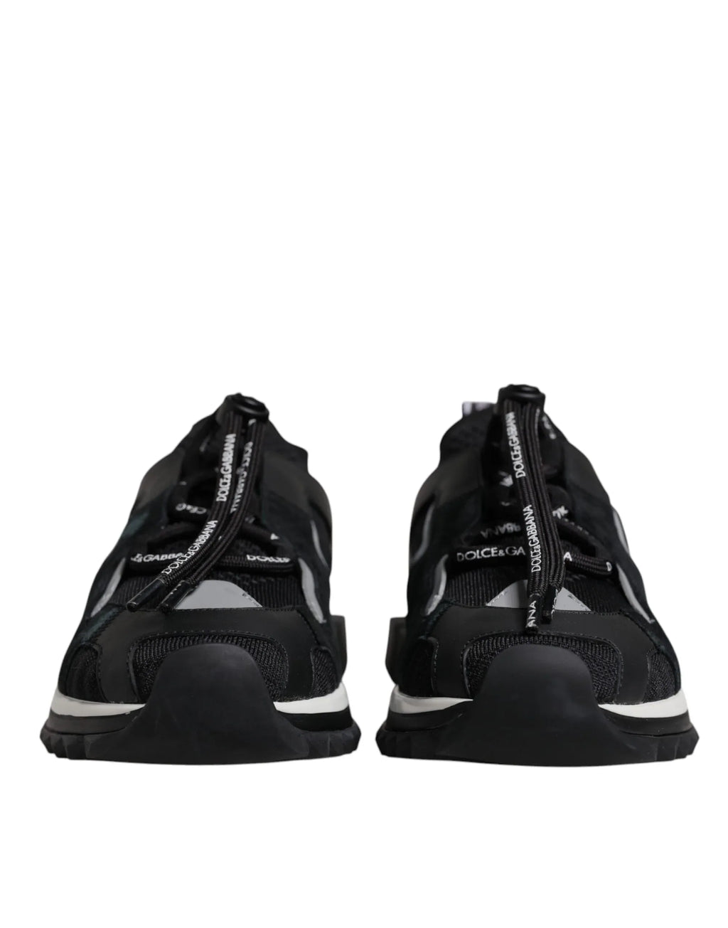 Dolce & Gabbana Black Mesh Sorrento Trekking Sneakers Shoes - Zeiniez