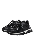 Dolce & Gabbana Black Mesh Sorrento Trekking Sneakers Shoes - Zeiniez