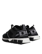 Dolce & Gabbana Black Mesh Sorrento Trekking Sneakers Shoes - Zeiniez