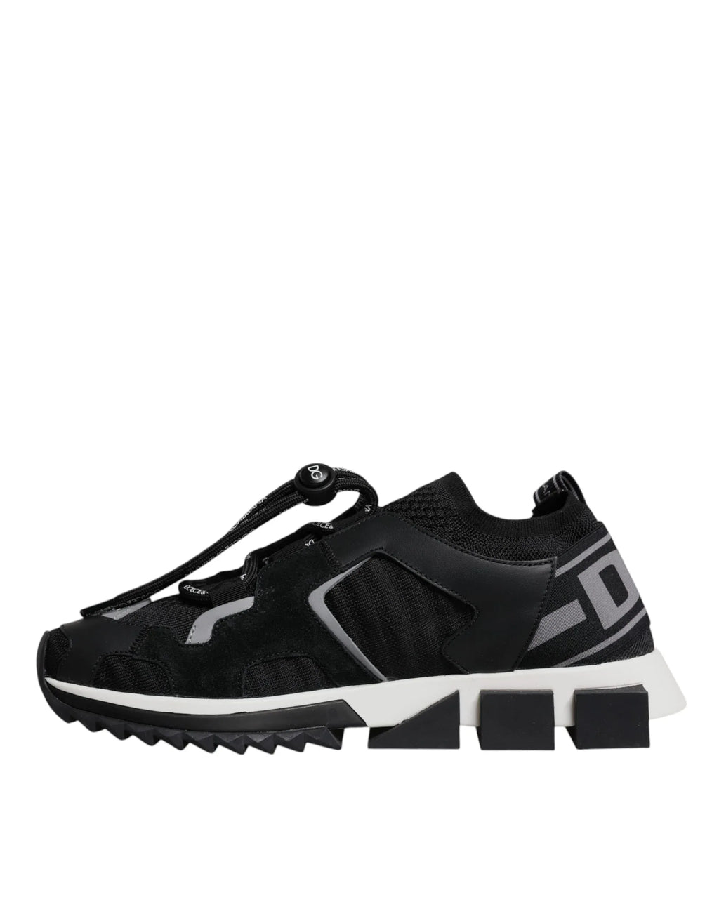 Dolce & Gabbana Black Mesh Sorrento Trekking Sneakers Shoes - Zeiniez