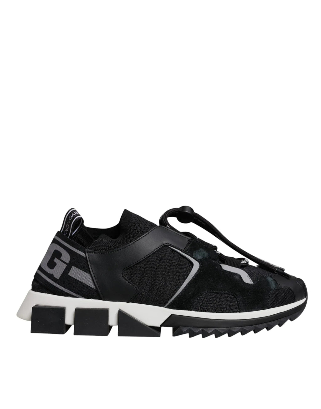 Dolce & Gabbana Black Mesh Sorrento Trekking Sneakers Shoes - Zeiniez