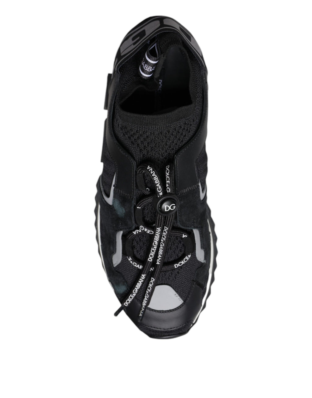 Dolce & Gabbana Black Mesh Sorrento Trekking Sneakers Shoes - Zeiniez