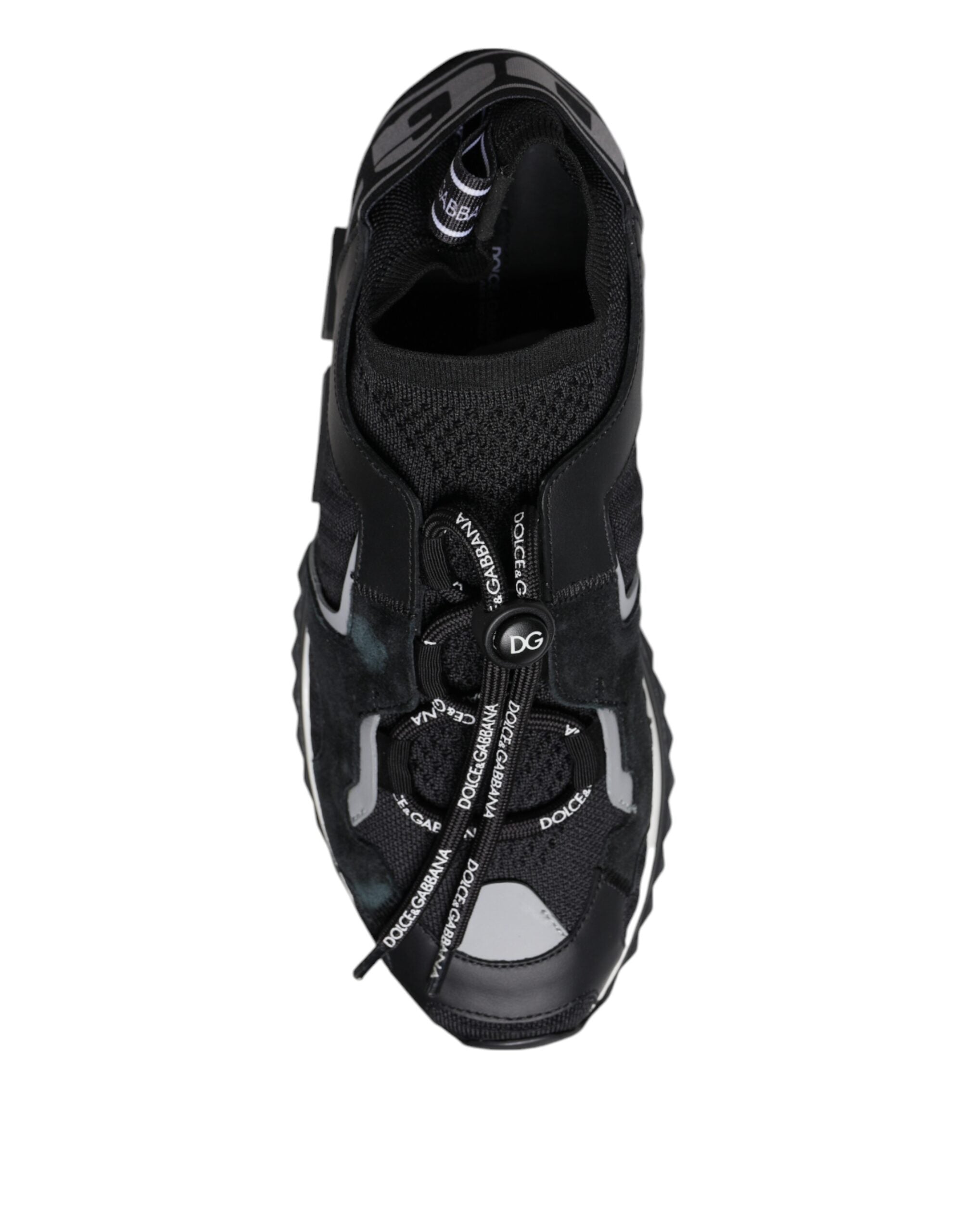 Dolce & Gabbana Black Mesh Sorrento Trekking Sneakers Shoes - Zeiniez