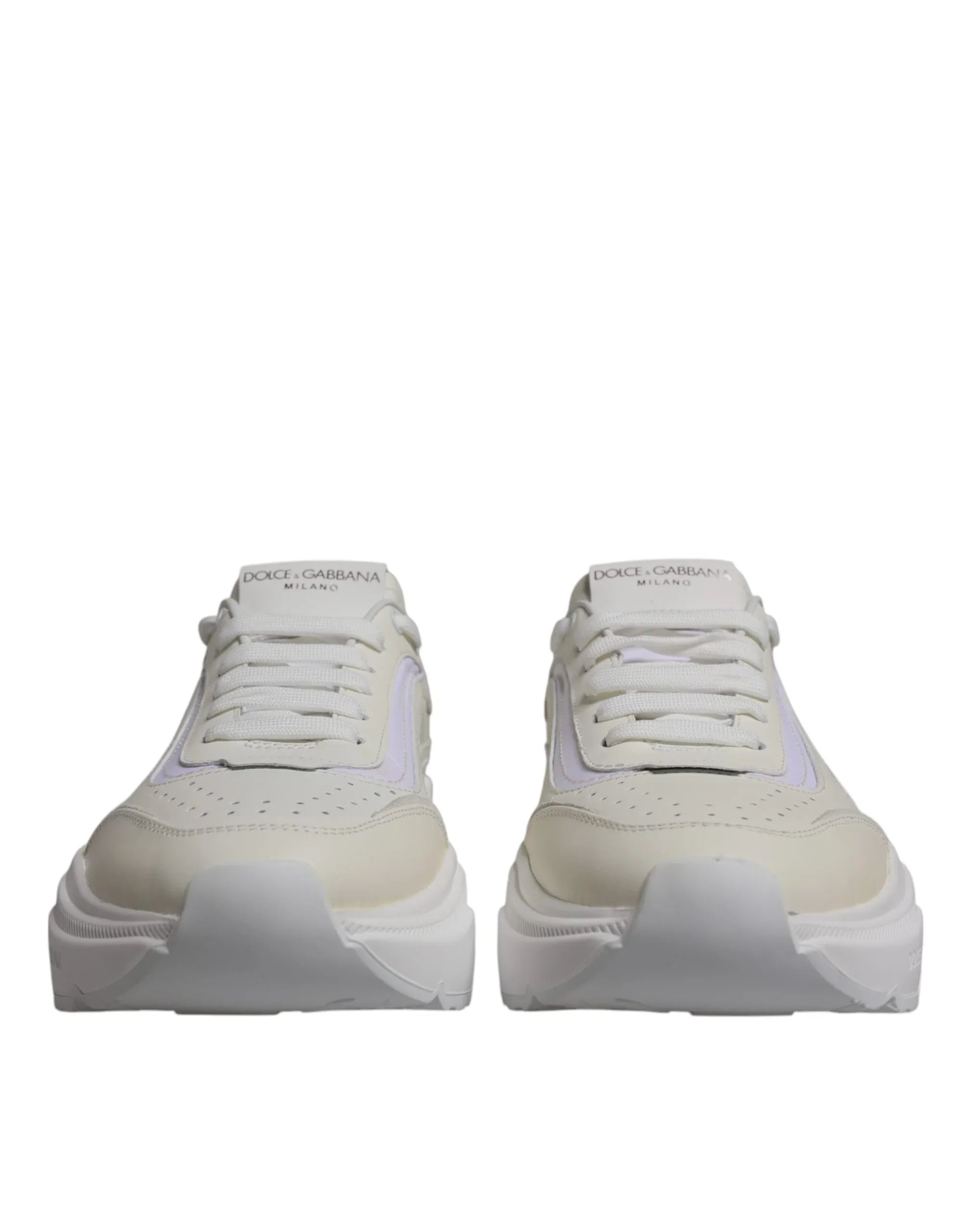 Dolce & Gabbana White Daymaster Low Top Sneakers Shoes - Zeiniez