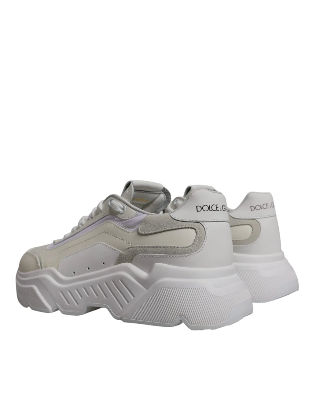 Dolce & Gabbana White Daymaster Low Top Sneakers Shoes - Zeiniez