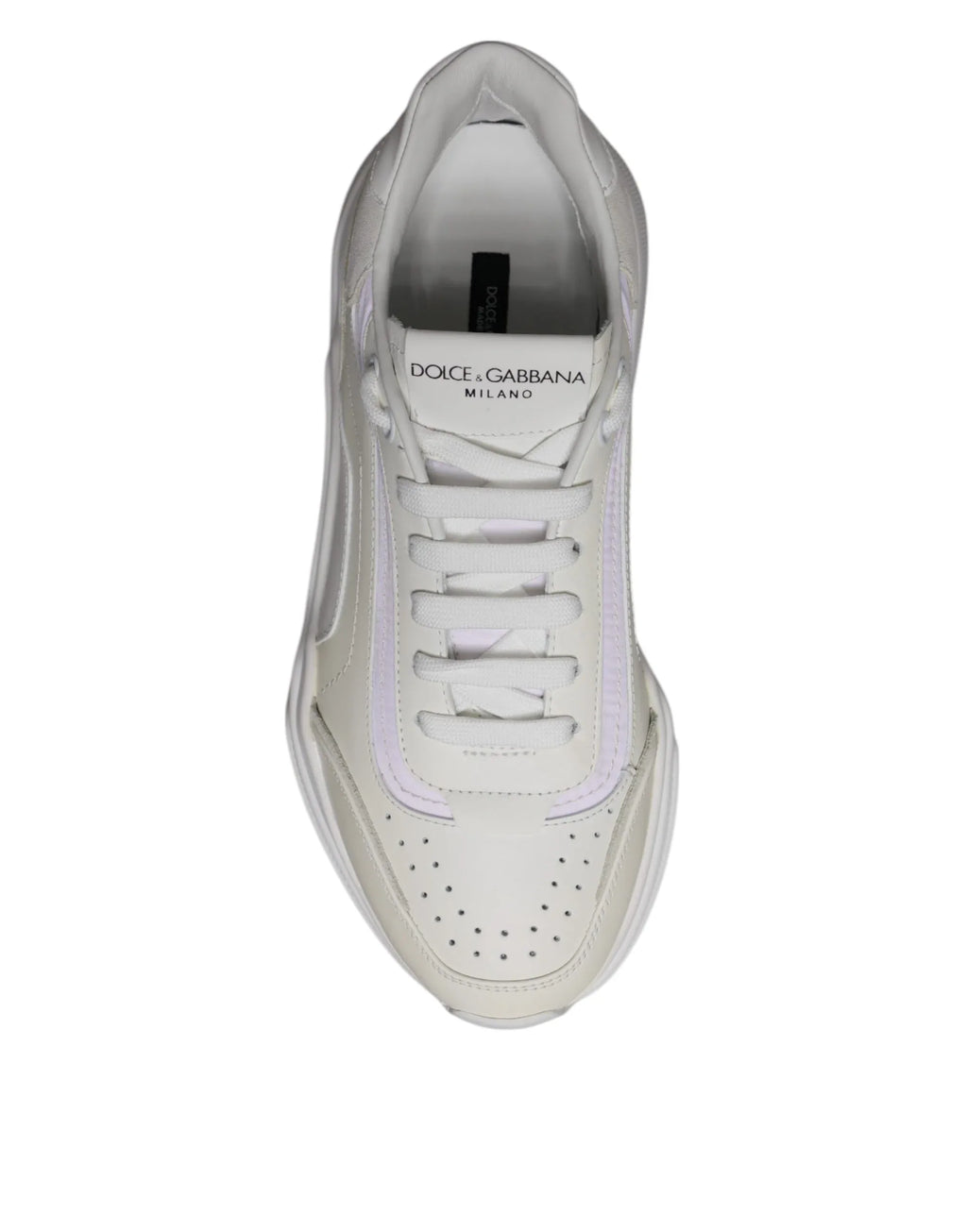 Dolce & Gabbana White Daymaster Low Top Sneakers Shoes - Zeiniez
