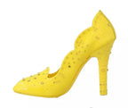 Dolce & Gabbana Yellow Crystal Heels CINDERELLA Shoes - Zeiniez