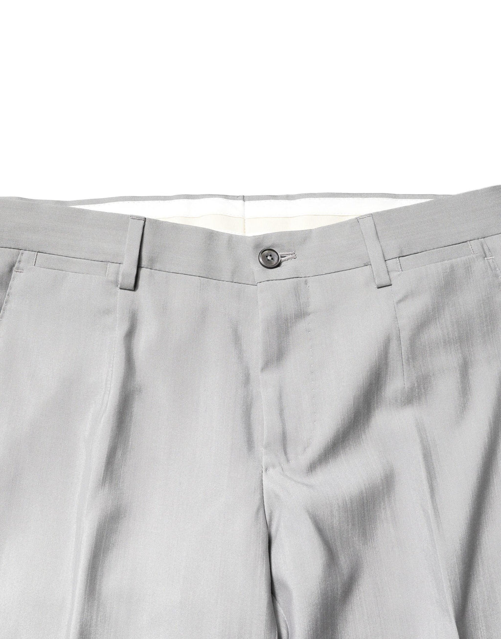 Dolce & Gabbana Light Gray Wool GOLD 2 Piece Formal Suit - Zeiniez