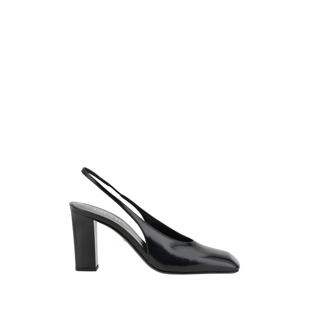 Prada Black Calf Leather Pumps - Zeiniez
