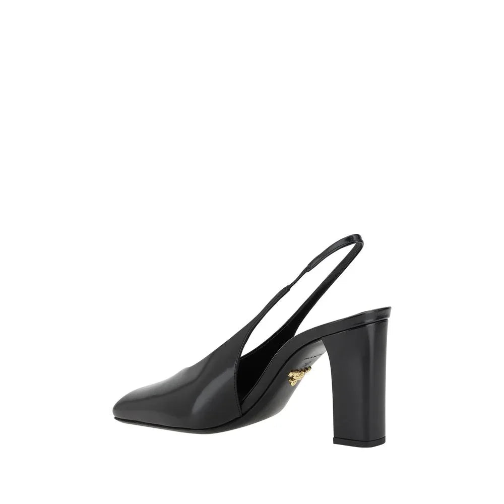 Prada Black Calf Leather Pumps - Zeiniez