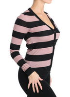 Dolce & Gabbana Pink Floral Cashmere Cardigan Sweater - Zeiniez