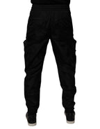 Dolce & Gabbana Black Nylon Cargo Jogger Men Sweatpants Pants - Zeiniez