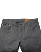 Dolce & Gabbana Gray Cotton Stretch Skinny Denim Jeans - Zeiniez