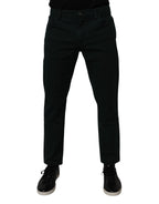 Dolce & Gabbana Dark Green Cotton Loose Men Denim Jeans - Zeiniez