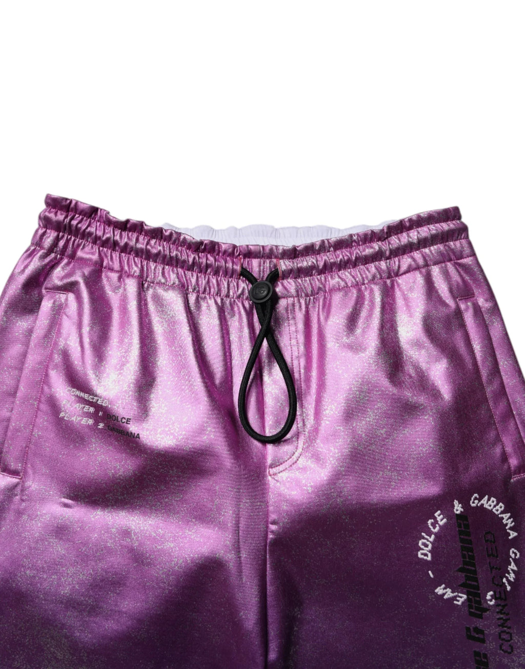Dolce & Gabbana Pink Purple Two Tone Jogger Sweatpants Pants - Zeiniez