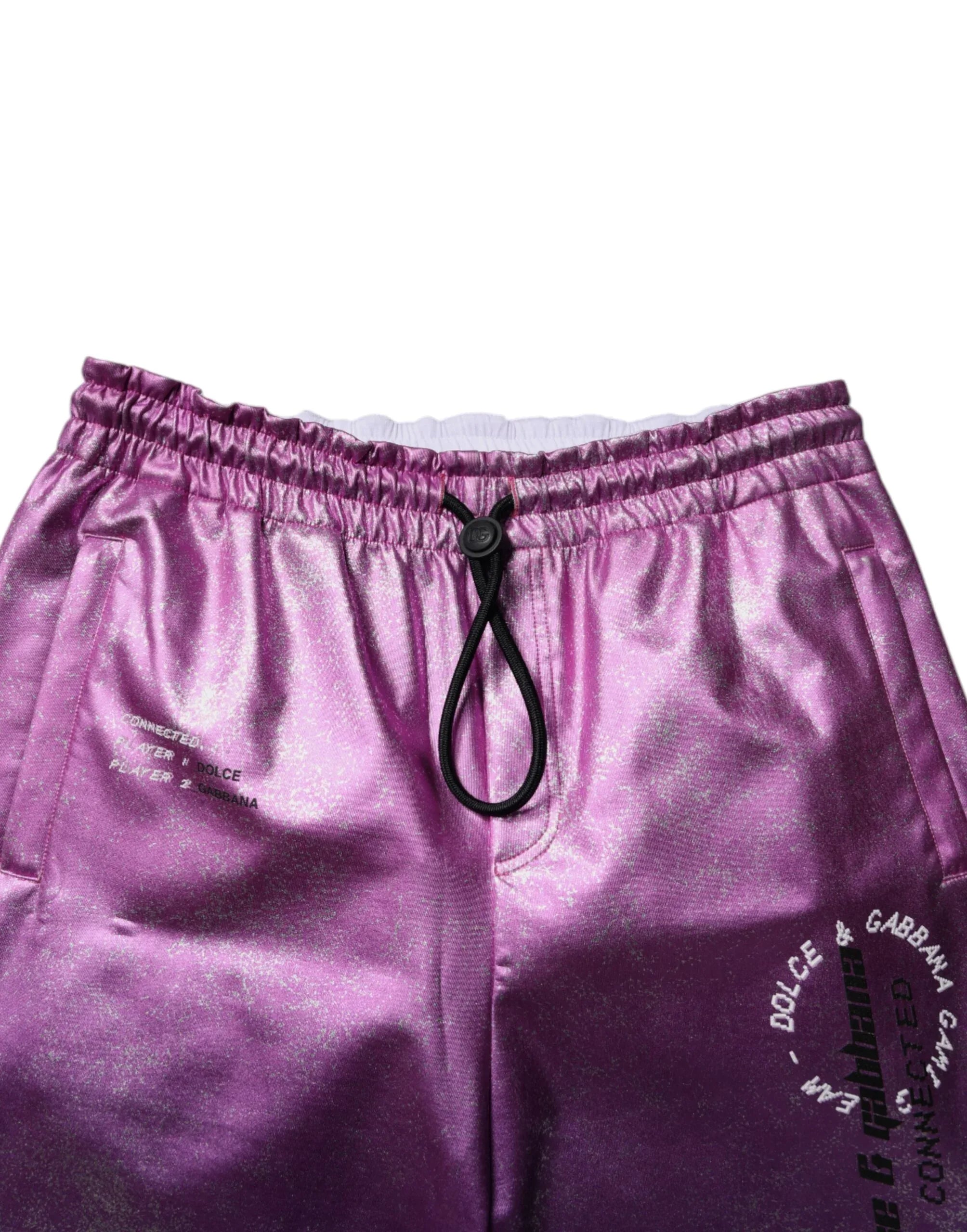 Dolce & Gabbana Pink Purple Two Tone Jogger Sweatpants Pants - Zeiniez