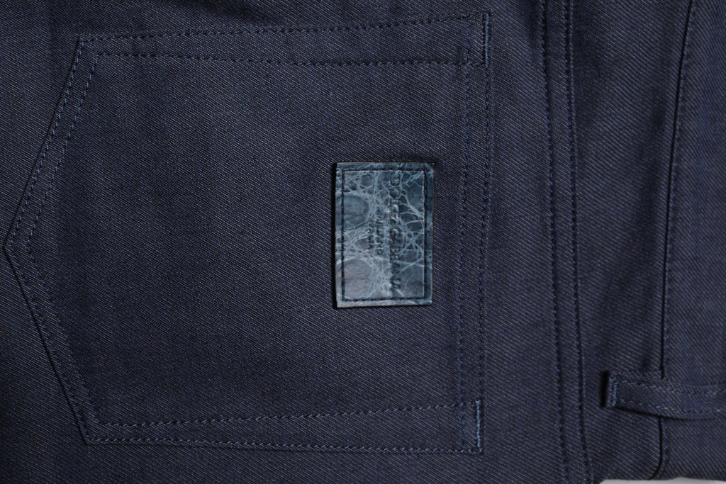 Dolce & Gabbana Dark Blue Cotton Stretch Skinny Denim Jeans - Zeiniez