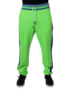 Dolce & Gabbana Green Blue Jogger Sweatpants Pants - Zeiniez