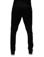 Dolce & Gabbana Black Polyester Men Jogger Sweatpants Pants - Zeiniez