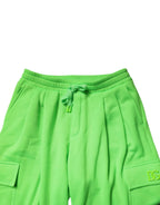 Dolce & Gabbana Neon Green Cargo Jogger Men Sweatpants Pants - Zeiniez