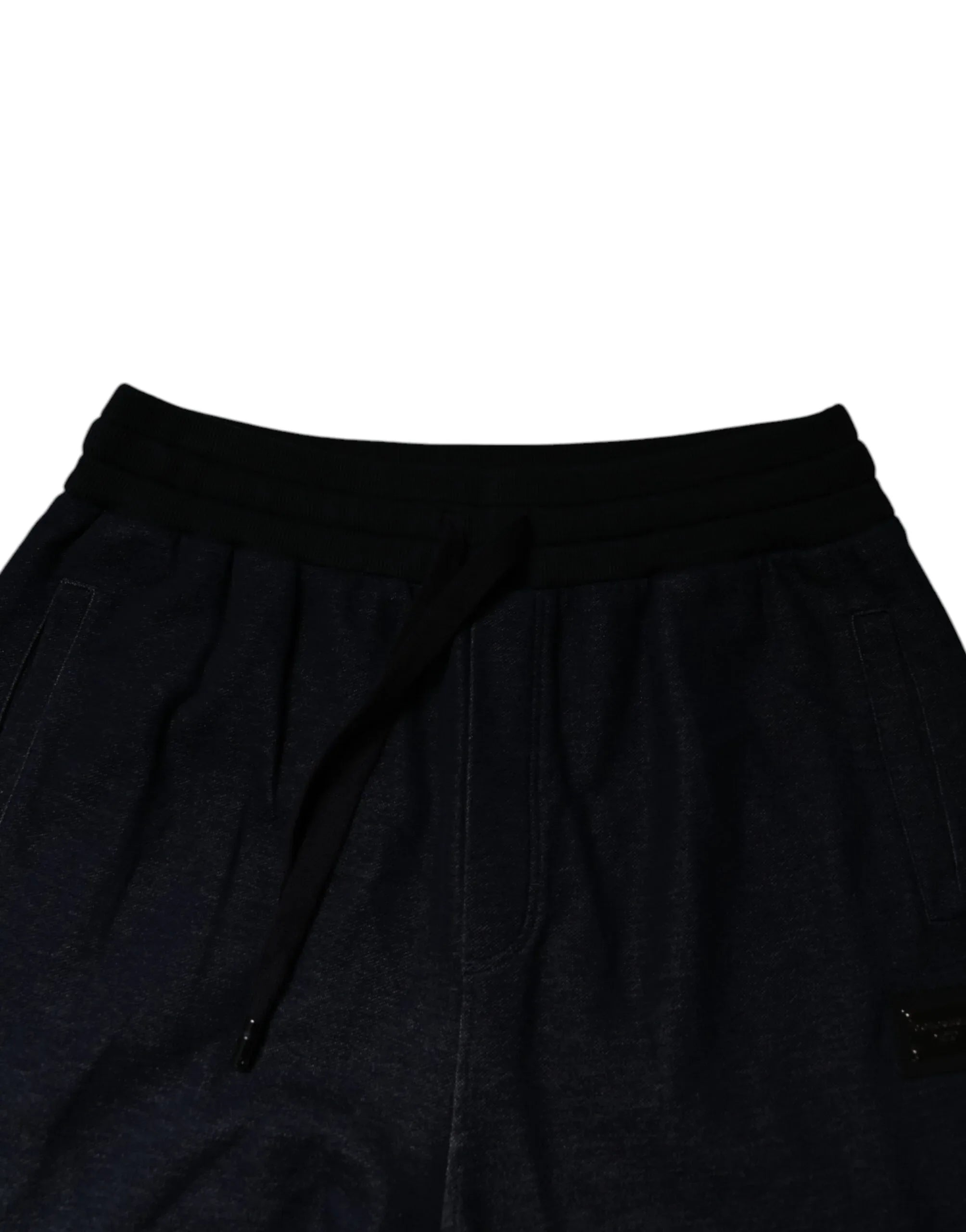 Dolce & Gabbana Black Jacquard Jogger Men Sweatpants Pants - Zeiniez