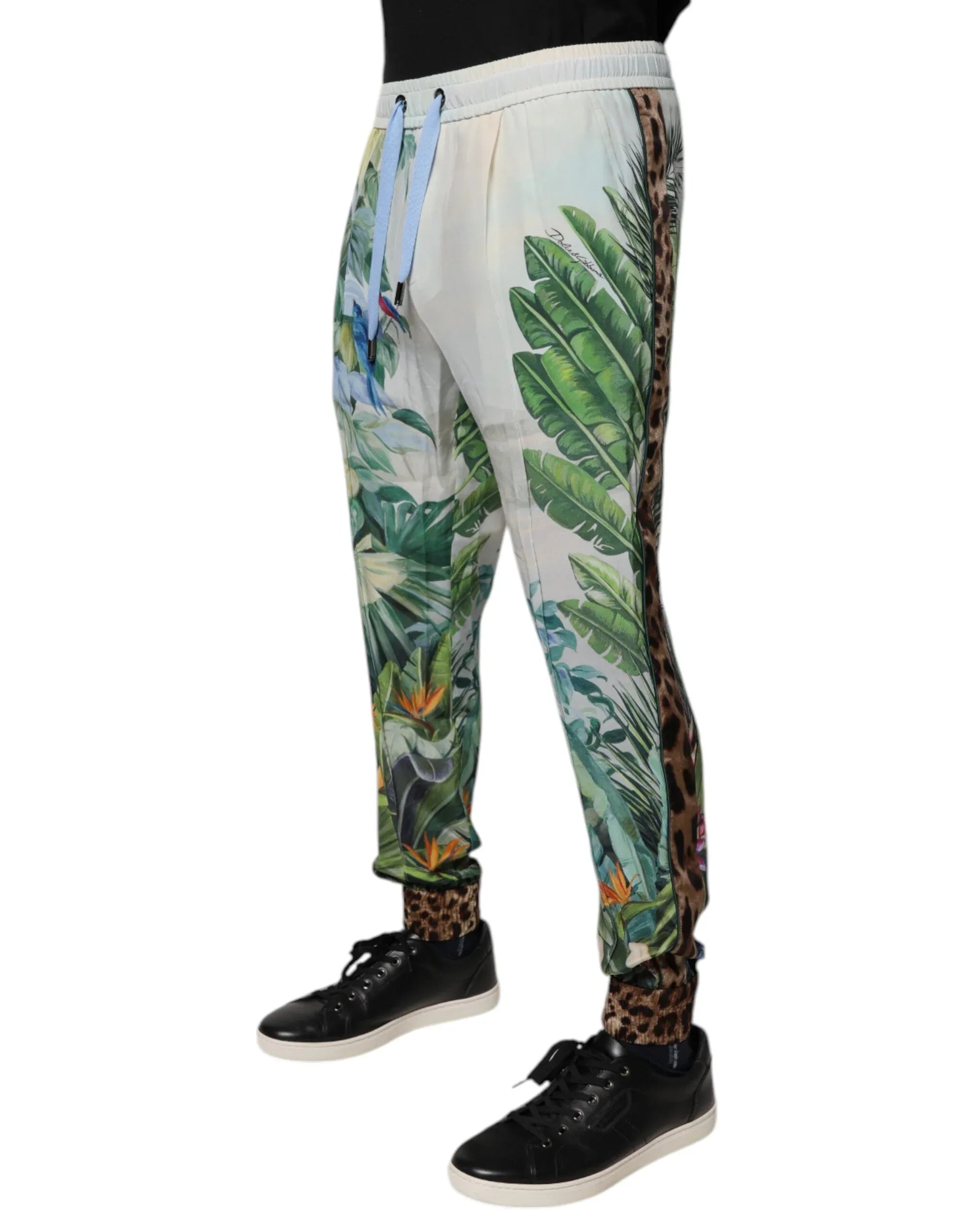 Dolce & Gabbana Multicolor Tropical Jogger Sweatpants Pants - Zeiniez