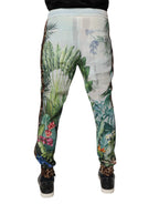 Dolce & Gabbana Multicolor Tropical Jogger Sweatpants Pants - Zeiniez